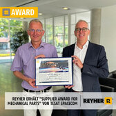 REYHER erhält "Supplier Award for mechanical parts" von Tesat Spacecom
