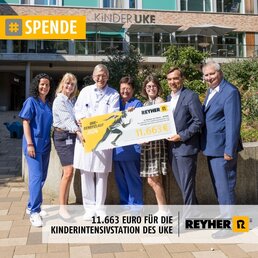 11.663 Euro für die Kinderintensivstation des UKE